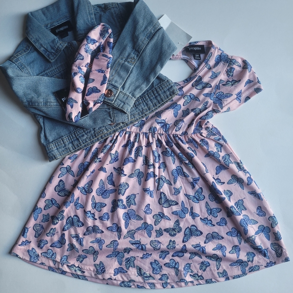 Two Piece Jean Jacket and Dress 18 months